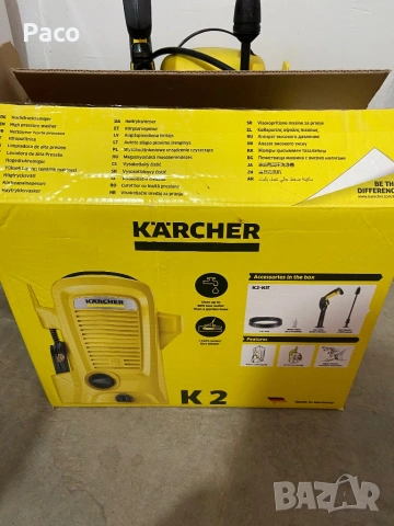 Водоструйка Karcher K 2, използвана, работи като нова, снимка 3 - Парочистачки и Водоструйки - 53224278