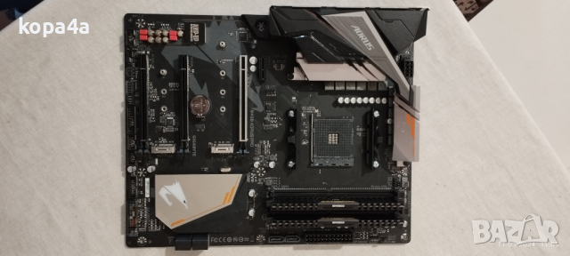 Дънна платка Gigabite Aorus B450 Pro am4 + ram ddr4 3000 cl15 2x8GB, снимка 1