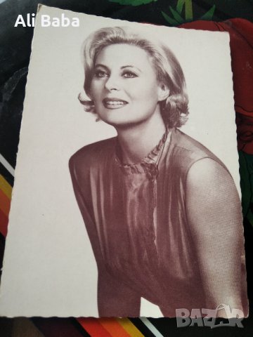 Картичка/снимка френската актриса Мишел Морган