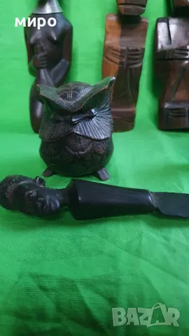 Африкански фигури , снимка 4 - Антикварни и старинни предмети - 47410949