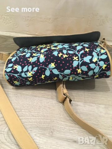 PEPERTREE чанта от естествена кожа и плат, снимка 6 - Чанти - 52071864