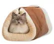 2в1 Легло за домашни любимци Kitty Shack – Термо тунел и постелка, снимка 6