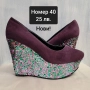 Разнообразие от празнични дамски обувки на ток номер 40, снимка 13
