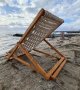 Ръчно плетени столове от макраме тип шезлонг за плаж ,бар , ресторант, снимка 8