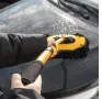 Четка за почистване на авто детайли, телескопична 46-100 см + 3 подложки, снимка 2