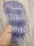 Светло Лилава вълниста перука, снимка 7
