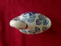 Красива старинна порцеланова статуетка Патица., снимка 7