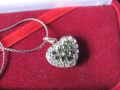 Сребърно колие , цирконии ,маркировка 925, снимка 2