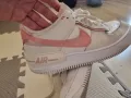 Nike Air Force Shadow White Phantom pink дамско номер 40.5, снимка 8