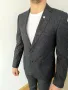 Сив официален костюм Teodor (Slim Fit) – отлично състояние, снимка 1