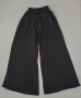 Дамски Черен Паталон Палазо С Много Широк Крачол Код BS-44, снимка 2