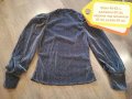 НОВА блестяща ефектна блуза от Shein, размер 40-42, L, снимка 1 - Блузи с дълъг ръкав и пуловери - 41651730
