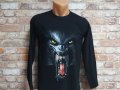 Нова мъжка блуза с дълъг ръкав и дигитален печат Вълк - Върколак, Серия Вълци, снимка 3
