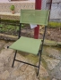 Сгъваем градински стол зелени 4.бр стомана от Германия , снимка 3