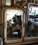 Голямо огледало "Луи XV" (бяло / златно), снимка 3