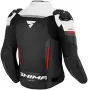 Топ Цена Кожено мото яке SHIMA BANDIT 2.0 Black/Red,всички протектори, снимка 3