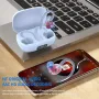 JISWK 2 пакета безжични слушалки в ушите, Bluetooth 5.3, 40 ч, кукички за уши, снимка 5