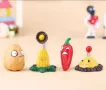 8 бр Plants vs Zombies Зомбита срещу растения пластмасови фигурки PVC за игра и украса торта играчки, снимка 3