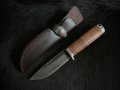 Ловен, кемпинг нож Oldpard Hunter classic - San Mai VG-10 Damascus, снимка 2