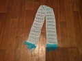 Шал BENETTON, ръчна плетка, много рядък модел., снимка 1