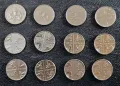 5, 2, 1 пенса Великобритания, 64 различни, снимка 1