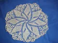 Дантелени покривки звезда подарък Карета Тишлайфери Плетени покривки за маса, снимка 1