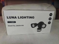 LED външна лампа със сензор за движение, 16W 1900LM 5000K дневна светлина, IP65 водоустойчиви прожек, снимка 2