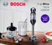 Пасатор BOSCH ErgoMixx Style 1000W MS64M6170 сет с чопър, бъркалки, купа и приставка за лед. Инокс., снимка 2