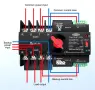 Aвтоматичен трифазен превключвател УМ ШАЛТЕР с WIFI 4P 125A TOMZN TQ7e-125/4 , снимка 3