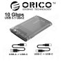 Orico Storage - Case - 2.5 inch 10Gbps Type-C кутия - 2139C3-G2-CR-EP, снимка 1 - Други - 41364315