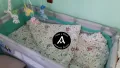 Бебешки/ детски спален комплект за кошара или единично легло, снимка 4