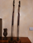 Ръчно изработени африкански дървени фигури,мъжка и женска., снимка 1 - Декорация за дома - 44914743