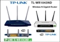 Гигабитови Рутери TP-Link TL-WR1043ND с USB порт, снимка 1
