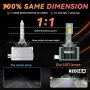 LED автомобилни крушки D1S/D3S – 80% повече яркост, интелигентно охлаждане, Plug and Play, снимка 2