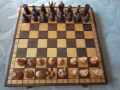 шах дървен гравиран 41/41 см, снимка 1