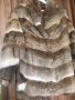 Палто от естествен косъм заек, снимка 1 - Палта, манта - 38723893