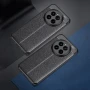 Honor Magic7 Pro 5G Удароустойчив Litchi Skin Калъф и Протектор, снимка 1