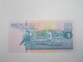 банкнота 5 гулдена Суринам, снимка 2