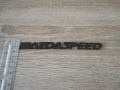 черен метален надпис MazdaSpeed за Mazda, снимка 3