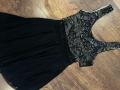 Черна рокля с бежово , снимка 3