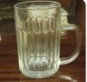 Руски стъклени чаши за бира халби, снимка 1