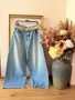 ZARA Дамски стилни широки дънки, снимка 5