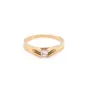 Златен дамски пръстен с диамант 0,12Ct. размер:54 модел:42944-6, снимка 1