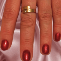 Уникален дамски пръстен от неръждаема стомана с камъни цирконий , снимка 4 - Пръстени - 44620106