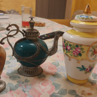 Антични ваза,чайник и амфора, снимка 2 - Антикварни и старинни предмети - 44606517