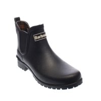 Barbour Rain Boot - черни дамски боти полиуретан, снимка 1 - Дамски боти - 42426234