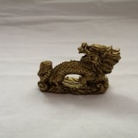 Сувенир малка статуетка китайски дракон в бронзов цвят , снимка 9 - Декорация за дома - 44466472