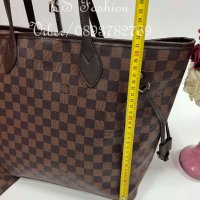 Кафява чанта Louis Vuitton Neverfull- VL1 , снимка 3 - Чанти - 37757083
