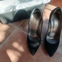 GIANNI черни вечерни обувки на ток 35 номер, снимка 3 - Дамски обувки на ток - 41845638