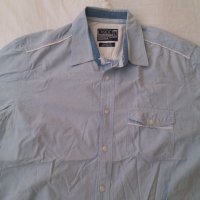 Риза с къс ръкав с джобче EXSIDE , снимка 3 - Ризи - 33848287